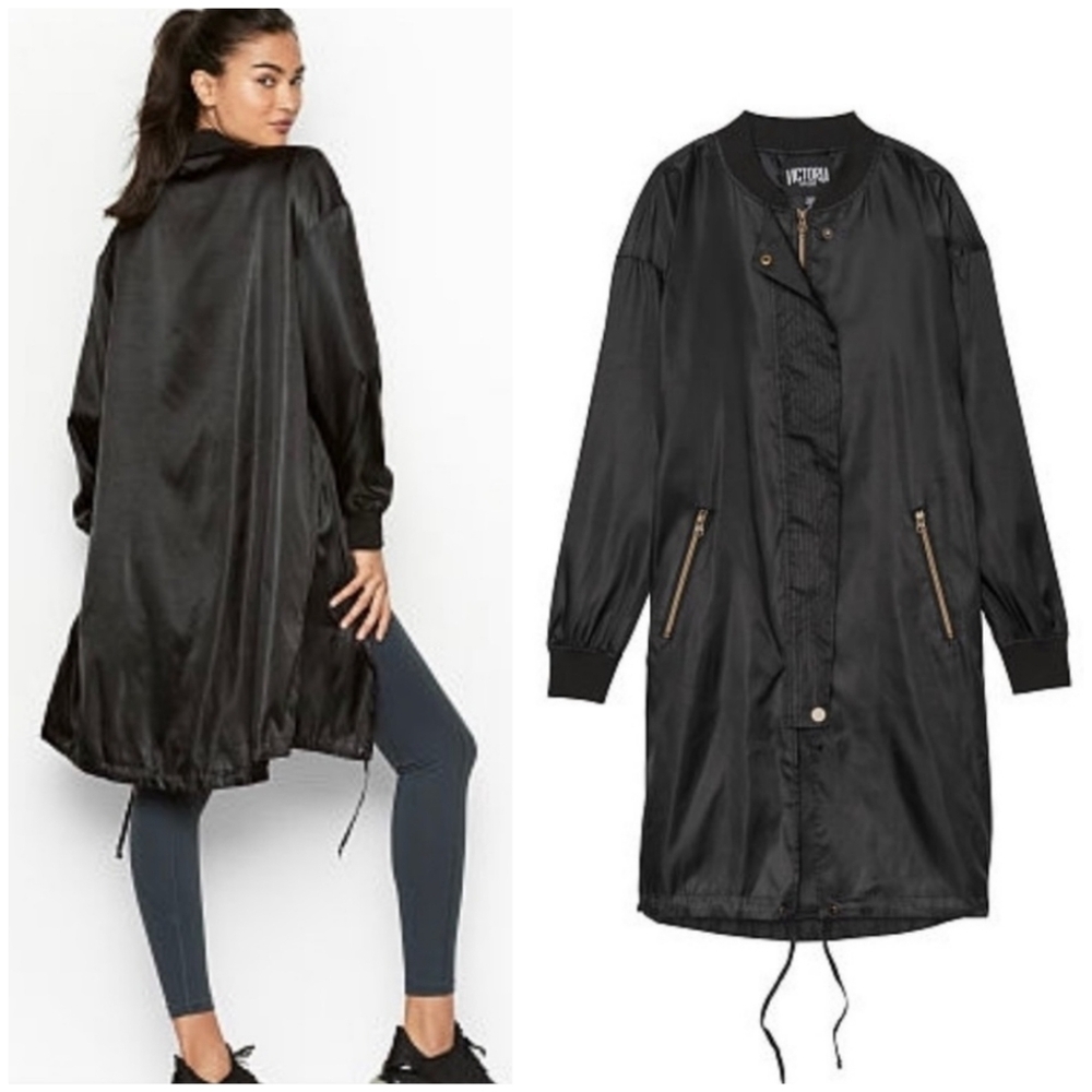 Victoria's Secret longline bomber jacket size M